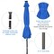 Costway 10' Solar LED Lighted Patio Market Umbrella Shade Tilt Adjustment Crank Tan/Beige/Blue/Navy/Burgundy/Gray